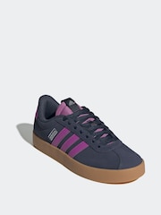 adidas Blue VL Court 3.0 Trainers - Image 3 of 9