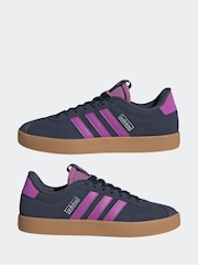 adidas Blue VL Court 3.0 Trainers - Image 5 of 9