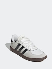 adidas White/Grey Breaknet Sleek Trainers - Image 3 of 9