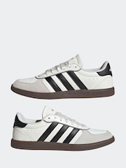 adidas White/Grey Breaknet Sleek Trainers - Image 5 of 9