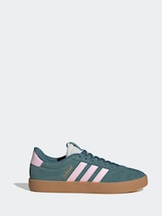 adidas Green Dark VL Court 3.0 Trainers - Image 1 of 9
