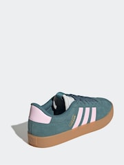 adidas Green Dark VL Court 3.0 Trainers - Image 4 of 9