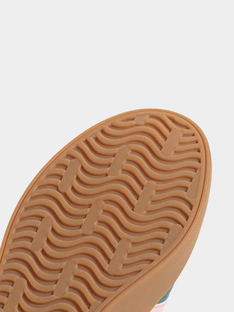 adidas Green Dark VL Court 3.0 Trainers - Image 9 of 9