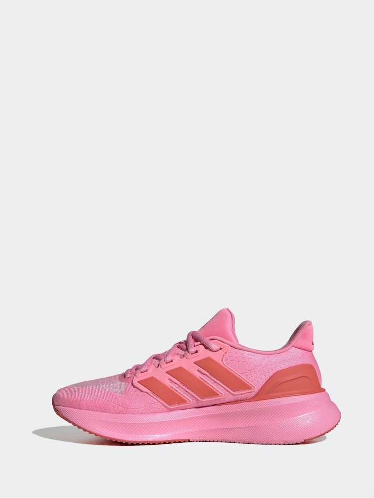 adidas Pink Ultrarun 5 Trainers - Image 2 of 9 adidas Pink Ultrarun 5 Trainers - Image 2 of 9