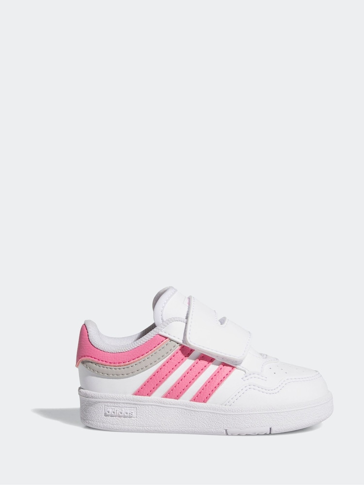 adidas White Rapid Court Mid Lace Junior Trainers - Image 1 of 8 adidas White Rapid Court Mid Lace Junior Trainers - Image 1 of 8