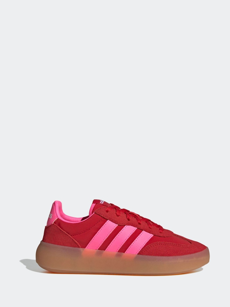 adidas Red/Pink Barreda Decode Lace Junior Trainers - Image 1 of 8 adidas Red/Pink Barreda Decode Lace Junior Trainers - Image 1 of 8