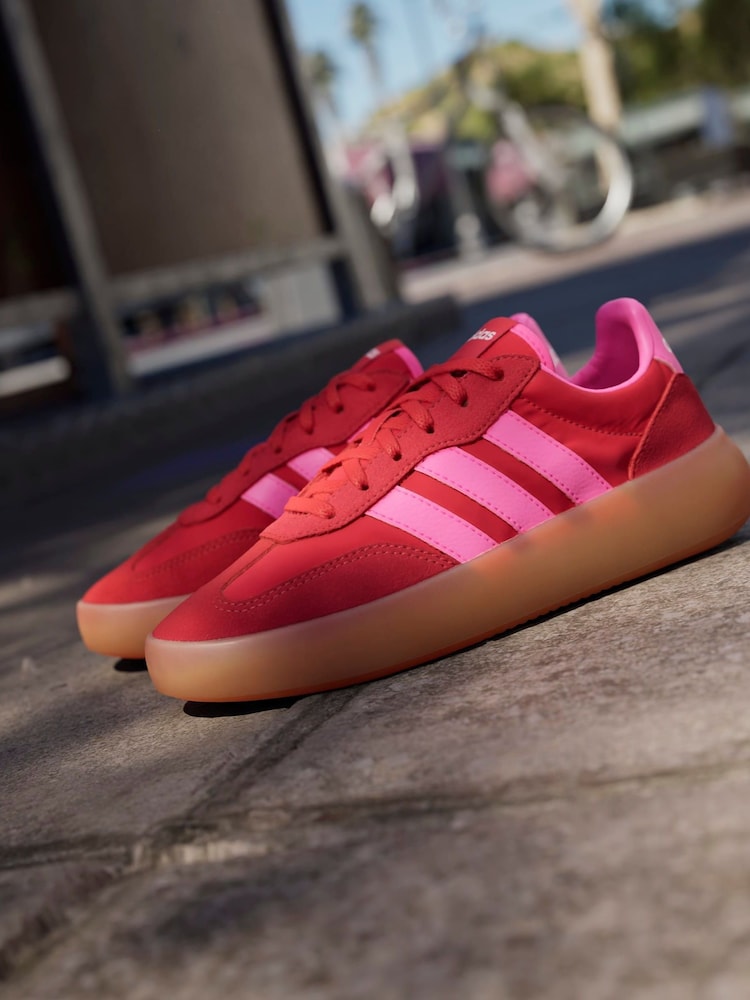 Buy adidas Red/Pink Barreda Decode Lace Junior Trainers from Next USA
