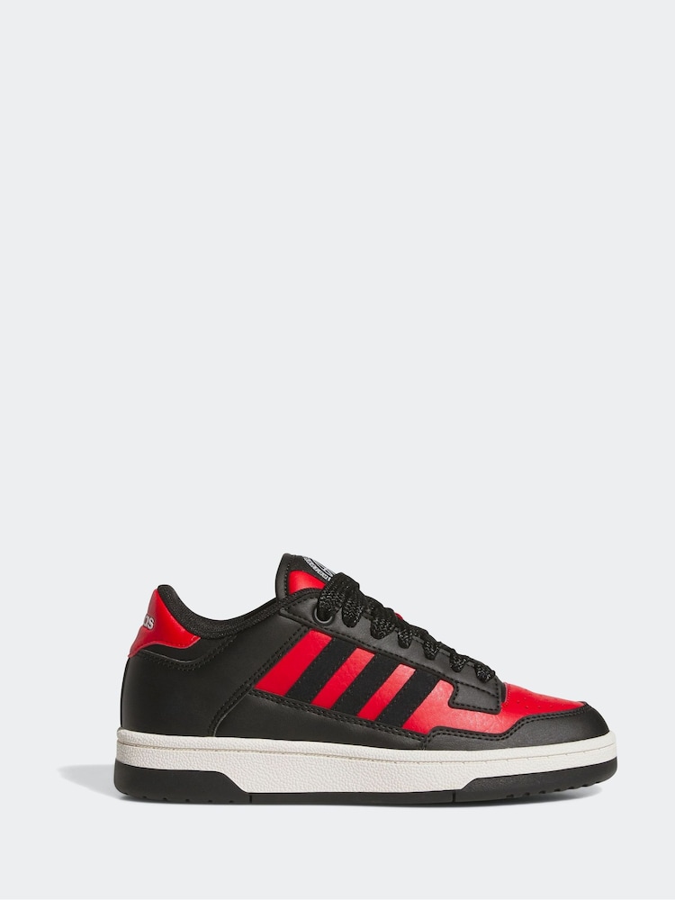 adidas Black Rapid Court Mid Trainers - Image 1 of 9
