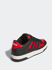 adidas Black Rapid Court Mid Trainers - Image 4 of 9