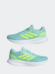 adidas Green Grand Court Trainers - Image 5 of 9