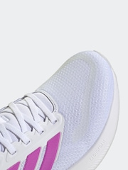 adidas White/Pink Grand Court Trainers - Image 8 of 9