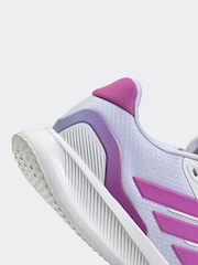 adidas White/Pink Grand Court Trainers - Image 9 of 9