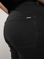 Black Clean Slim Lift And Shape Jeans - Image 4 of 7