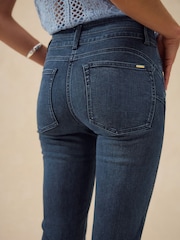 Dark Blue Denim Slim Lift And Shape Jeans - Image 5 of 8