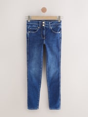 Mid Blue Denim Wash Lift Slim And Shape Skinny Jeans - Image 6 of 9