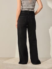 Black Wide Leg Jeans - Image 5 of 10