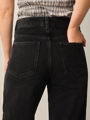 Black Wide Leg Jeans - Image 6 of 10
