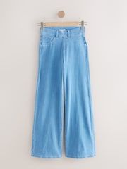 Desteñido - Leggings de punto y pernera ancha en denim - Imagen 6 de 8