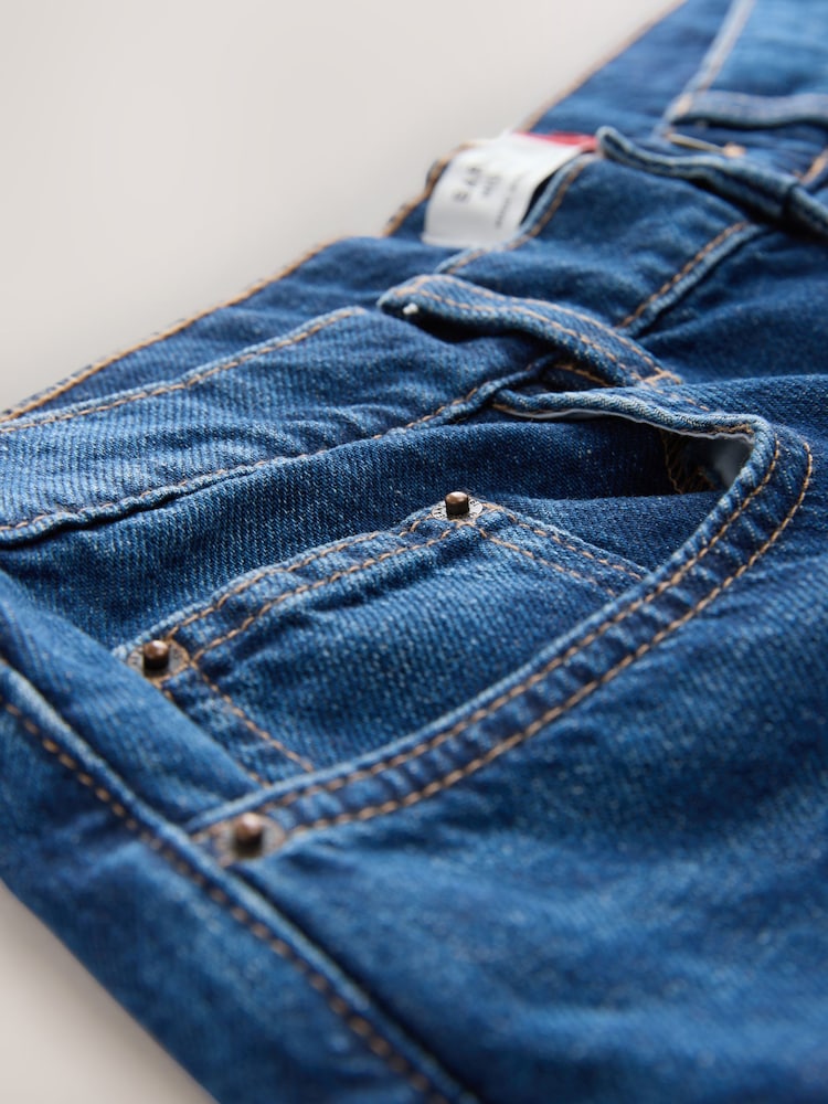 Denim en azul oscuro - Vaqueros con pernera barrel - Imagen 3 de 3