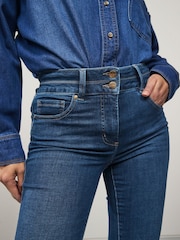 Mid Blue Denim Lift Slim And Shape Bootcut Jeans - Image 5 of 8