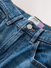 Dark Blue Hourglass Comfort Stretch Column Mom Jeans - Image 7 of 8