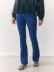 Dark Blue Jersey Bootcut Leggings - Image 2 of 6