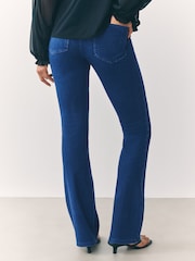 Dark Blue Jersey Bootcut Leggings - Image 3 of 6