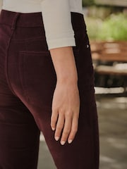 Berry Red Slim Cord Jeans - Image 6 of 9