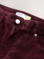 Berry Red Slim Cord Jeans - Image 9 of 9