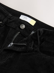 Black Slim Cord Jeans - Image 2 of 4