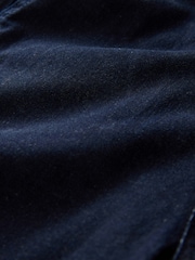 Mavi yuyun - Denim kəmərli geniş ayaqlı kombinezon - 8şəkildən 8 şəkil