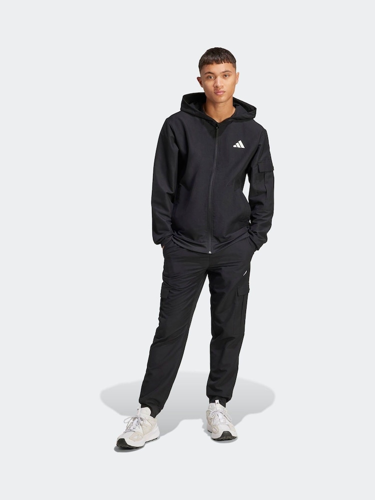 adidas Black adidas Cargo Tracksuit - Image 1 of 7 adidas Black adidas Cargo Tracksuit - Image 1 of 7