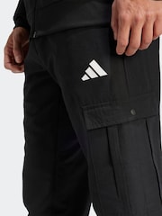 adidas Black adidas Cargo Tracksuit - Image 4 of 7