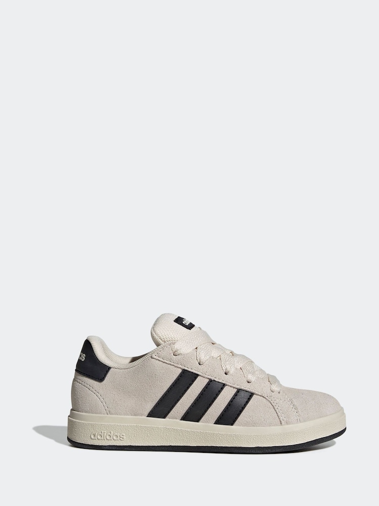 siva/črna - Otroški športni copati iz semiša z vezalkami adidas Grand Court 00s - Slika 1 iz 9 siva/črna - Otroški športni copati iz semiša z vezalkami adidas Grand Court 00s - Slika 1 iz 9