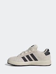 adidas White Grand Court Trainers - Image 2 of 9