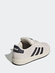 adidas White Grand Court Trainers - Image 4 of 9