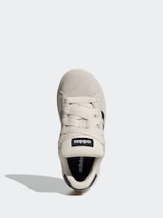 adidas White Grand Court Trainers - Image 5 of 9