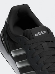 adidas Black RUN 60s 4.0 Trainers - Image 8 of 9