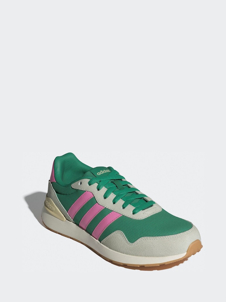 adidas Green RUN 60s 4.0 Trainers - Image 1 of 9