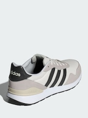 adidas White/Black Run 60s 4.0 Trainers - Image 13 of 18