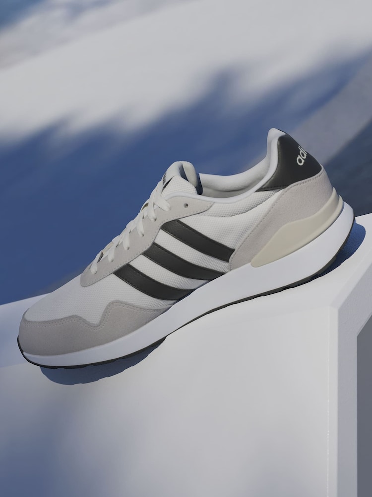 Buy adidas White/Black Run 60s 4.0 Trainers from Next USA display picture 3