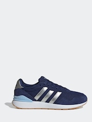 adidas Blue RUN 60s 4.0 Trainers - Image 1 of 9