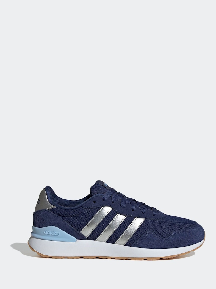 adidas Blue RUN 60s 4.0 Trainers - Image 1 of 9