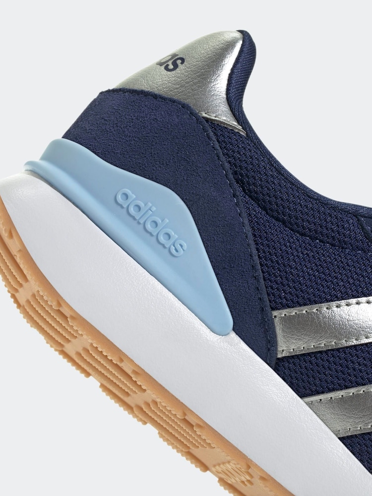 adidas Blue RUN 60s 4.0 Trainers - Image 9 of 9
