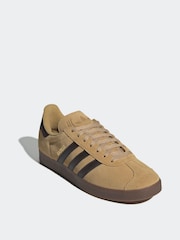 adidas Originals Brown Gazelle Trainers - Image 3 of 9