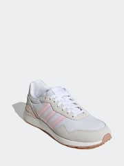 adidas White RUN 60s 4.0 Trainers - Image 2 of 10