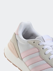 adidas White RUN 60s 4.0 Trainers - Image 9 of 10