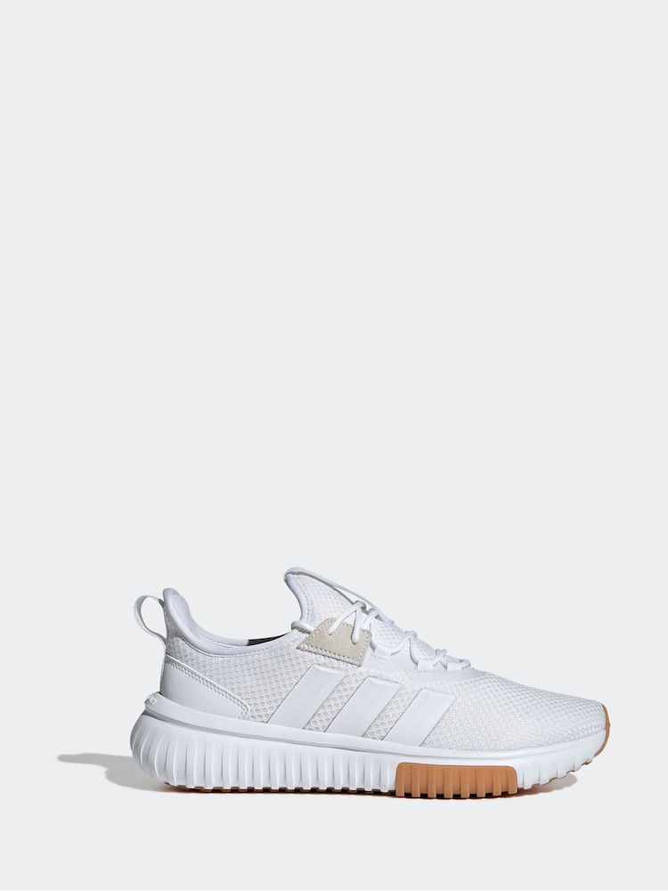 adidas White Kaptir 4.0 Trainers - Image 1 of 9