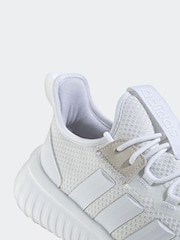 adidas White Kaptir 4.0 Trainers - Image 8 of 9