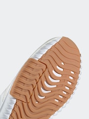 adidas White Kaptir 4.0 Trainers - Image 9 of 9